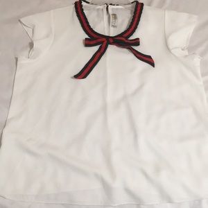 Cute bow blouse